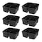 Storex Small Caddy, Black, 6PK 00972E06C - alternate 1